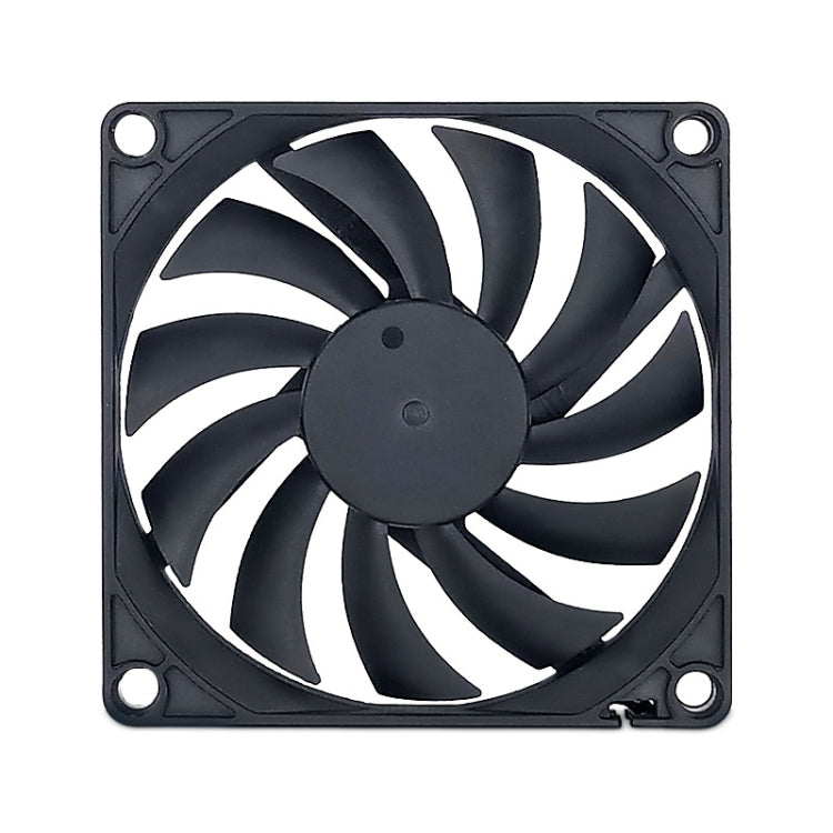 FANNER Ice Soul F8010 Ultra Thin 4pin PWM Intelligent Speed Adjustment Chassis Fan by buy2fix