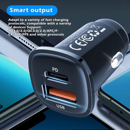 S-33 PD 30W Dual Port USB Super Fast Charge Car Charger by buy2fix