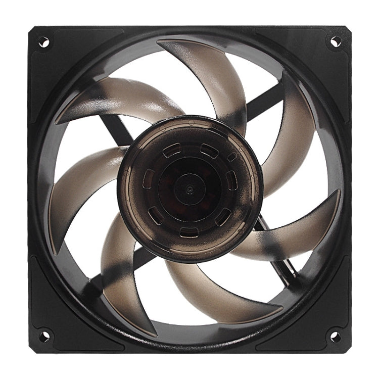 MF12025 5V ARGB 12cm Water Cold Radiator Large Air Volume Chassis Fan(Black) by buy2fix