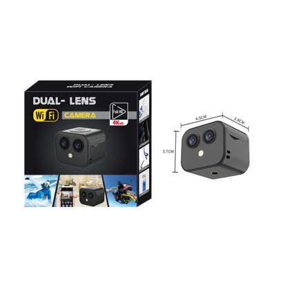 D3 HD 4K Dual Lens Wifi Camera Mobile Phone Wireless Remote Two Way Intercourse Monitoring Camera - Mini Camera by buy2fix | Online Shopping UK | buy2fix