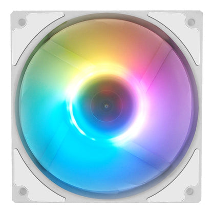 MF14025 5V ARGB 14cm Magnetic Evitation Dynamic Pressure Bearing Row Chassis Fan(White) by buy2fix