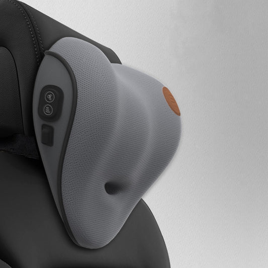 SR-21 Car Lumbar Cushion Headrest Seat Memory Foam Accessories, Style: Massage Headrest (Gray) by buy2fix