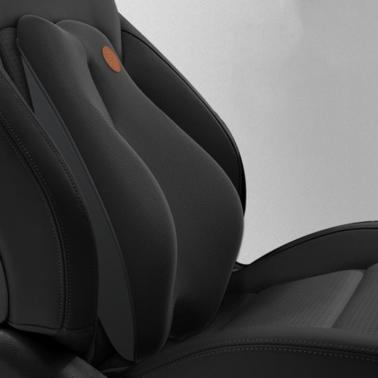 SR-21 Car Lumbar Cushion Headrest Seat Memory Foam Accessories, Style: Ordinary Lumbar Support (Black) by buy2fix