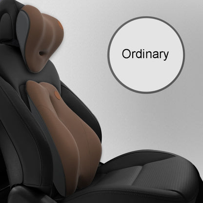 SR-21 Car Lumbar Cushion Headrest Seat Memory Foam Accessories, Style: Ordinary Lumbar Support (Brown) by buy2fix
