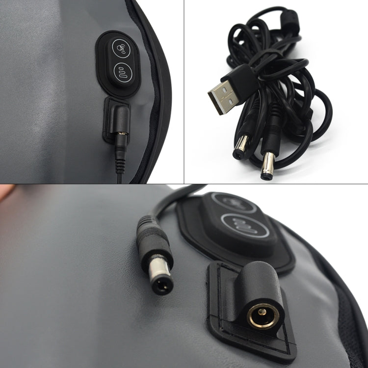 SR-21 Car Lumbar Cushion Headrest Seat Memory Foam Accessories, Style: Massage Lumbar Support (Gray) by buy2fix