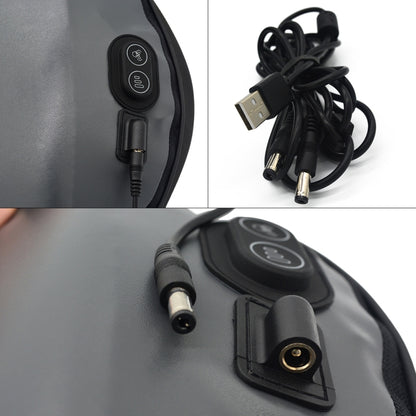 SR-21 Car Lumbar Cushion Headrest Seat Memory Foam Accessories, Style: Massage Lumbar Support (Gray) by buy2fix