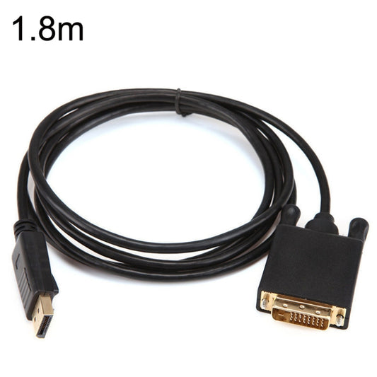 DP31 1.8m 1080P DP to DVI HD Adapter Cable Gold-plated Plug by buy2fix