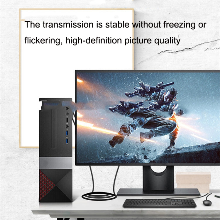 DP31 1.8m 1080P DP to DVI HD Adapter Cable Gold-plated Plug by buy2fix