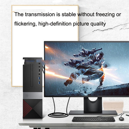 DP31 1.8m 1080P DP to DVI HD Adapter Cable Gold-plated Plug by buy2fix