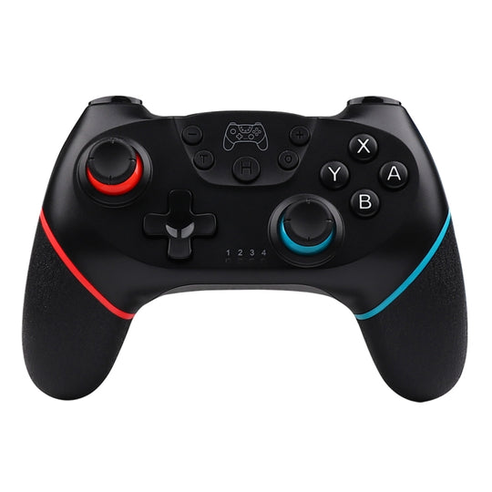 Pour poignée Bluetooth sans fil Nintendo Switch Pro avec programmation macro et réveil somatosensoriel (noir rouge bleu)