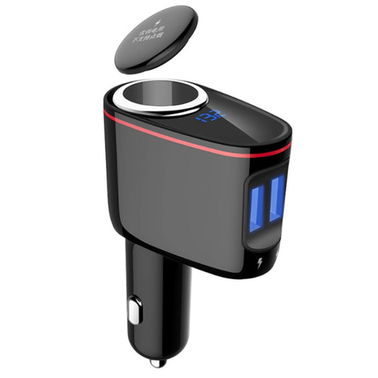 S-06A Multifunctional Car Cigarette Lighter 100W One for Two High Power Charger by buy2fix
