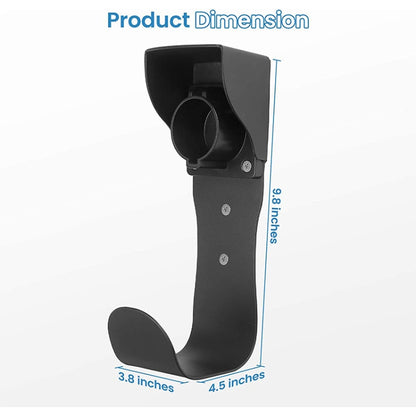 EV Charger Cable Holder Electric Car Charging Cable Organizer for J1772 Plug(Black) by buy2fix