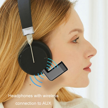 S-18 Car Mini AUX Audio Adapter Wireless Bluetooth 5.0 Receiver by buy2fix