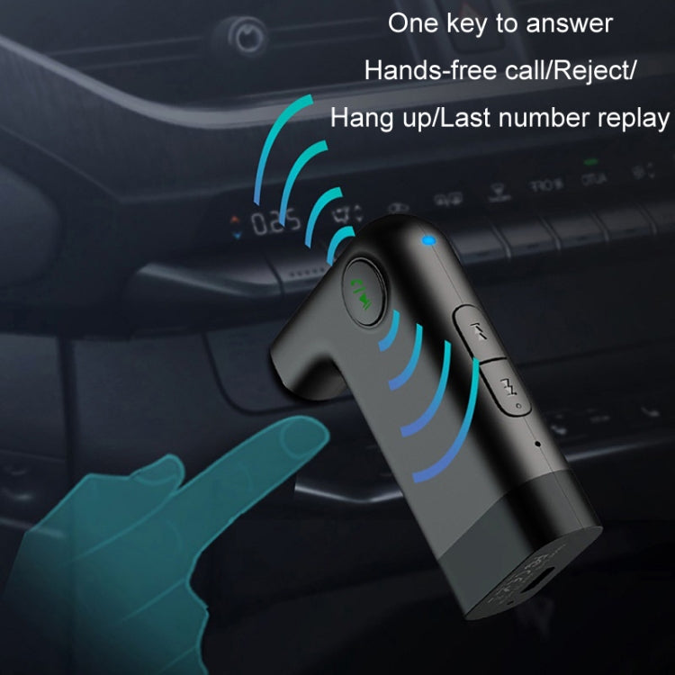 S-18 Car Mini AUX Audio Adapter Wireless Bluetooth 5.0 Receiver by buy2fix