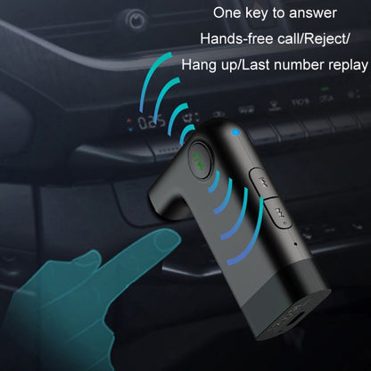 S-18 Car Mini AUX Audio Adapter Wireless Bluetooth 5.0 Receiver by buy2fix