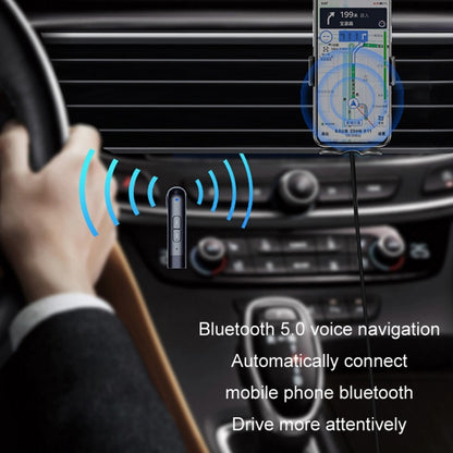 S-18 Car Mini AUX Audio Adapter Wireless Bluetooth 5.0 Receiver by buy2fix