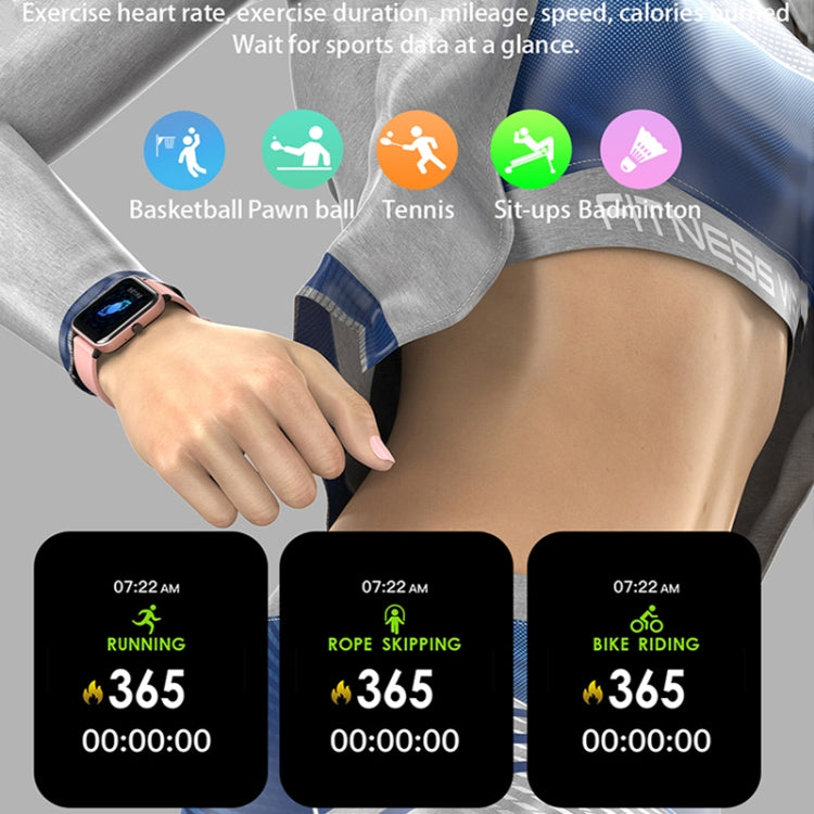 H10 1.69 inch Screen Bluetooth Call Smart Watch, Support Heart Rate/Blood Pressure/Sleep Monitoring, Color: Pink by buy2fix