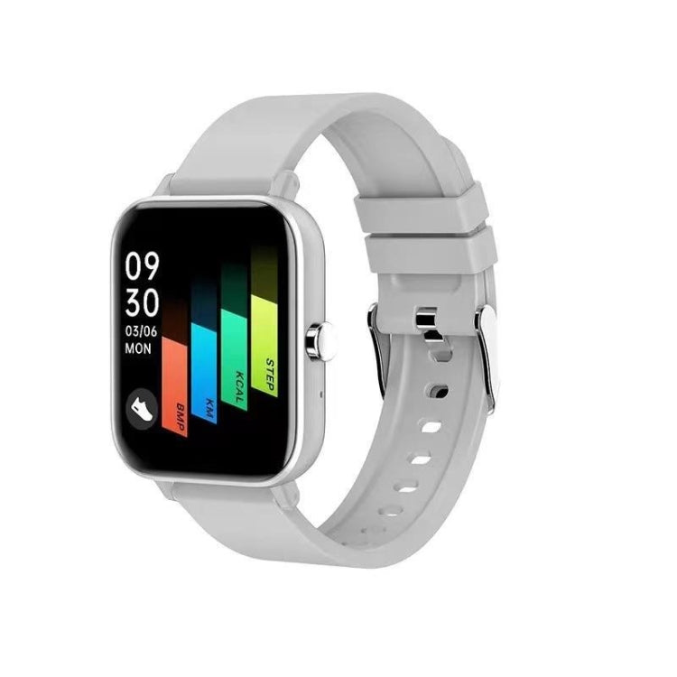 H10 1.69 inch Screen Bluetooth Call Smart Watch, Support Heart Rate/Blood Pressure/Sleep Monitoring, Color: Grey by buy2fix