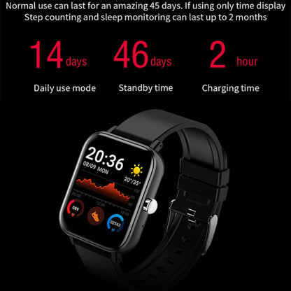 H10 1.69 inch Screen Bluetooth Call Smart Watch, Support Heart Rate/Blood Pressure/Sleep Monitoring, Color: Silver Net+Silicone by buy2fix