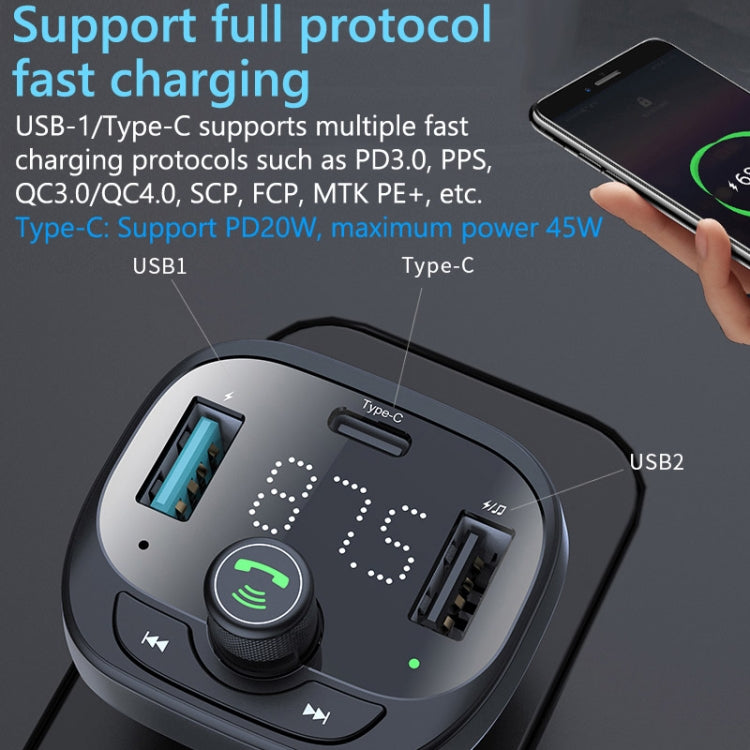 S-21 Car Bluetooth Player Receiver 50W Mobile Phone High Power Charger by buy2fix