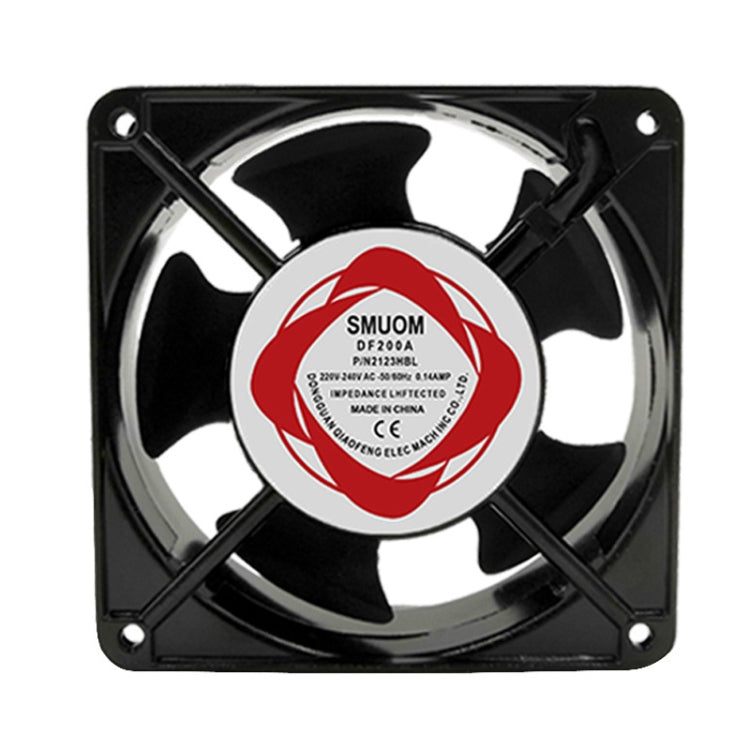 12cm 220V Cabinet Solder Smoke Exhaust Cooling Fan(Black) by buy2fix