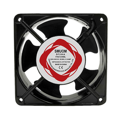 12cm 220V Cabinet Solder Smoke Exhaust Cooling Fan(Black) by buy2fix