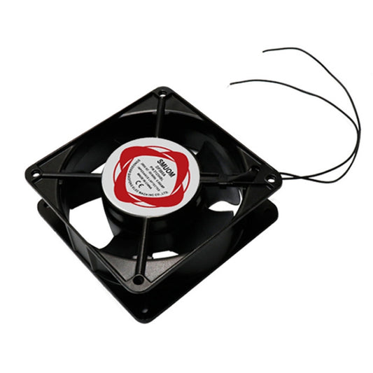 12cm 220V Cabinet Solder Smoke Exhaust Cooling Fan(Black) by buy2fix