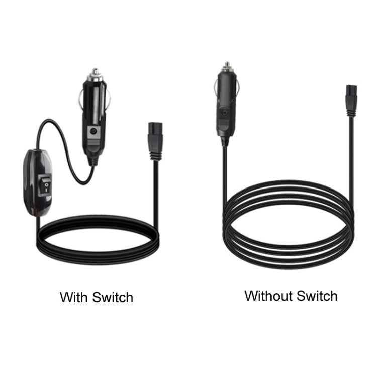 12V/24V Car Refrigerator Cable B Suffix Cigarette Lighter Plug Power Cord, Length: 1m Without Switch by buy2fix