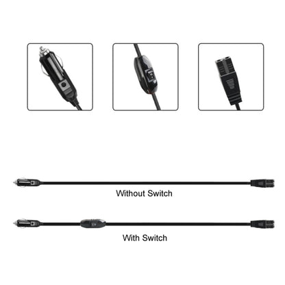 12V/24V Car Refrigerator Cable B Suffix Cigarette Lighter Plug Power Cord, Length: 4m Without Switch by buy2fix