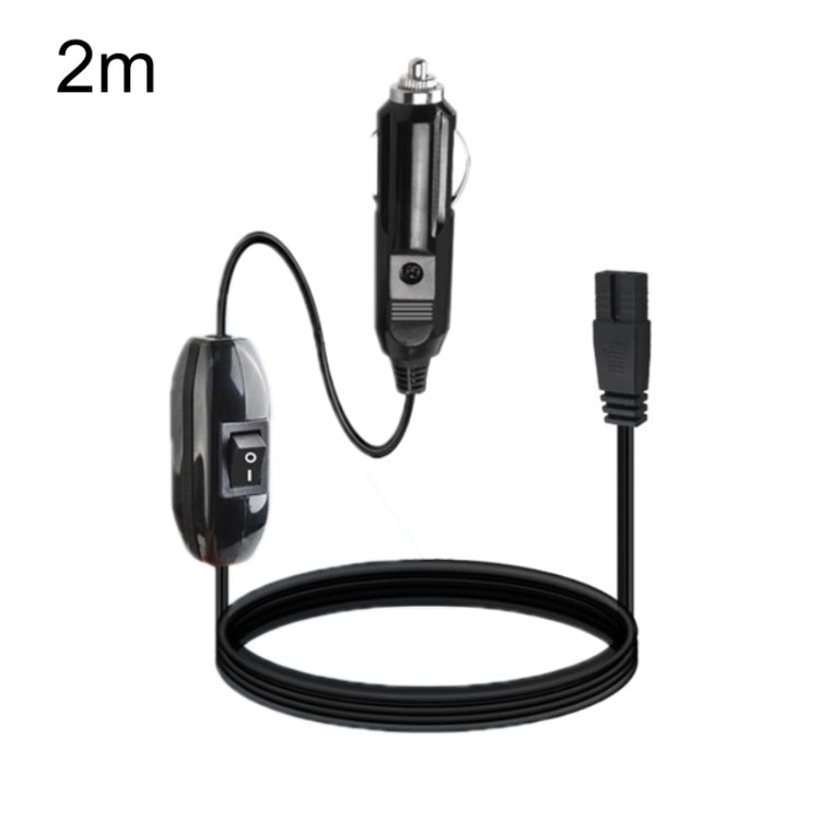 12V/24V Car Refrigerator Cable B Suffix Cigarette Lighter Plug Power Cord, Length: 2m With Switch by buy2fix