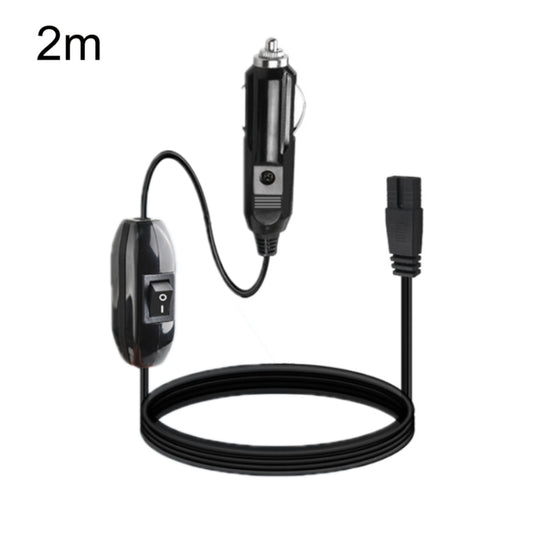 12V/24V Car Refrigerator Cable B Suffix Cigarette Lighter Plug Power Cord, Length: 2m With Switch by buy2fix