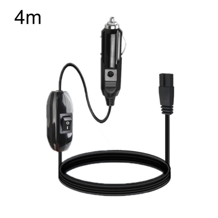12V/24V Car Refrigerator Cable B Suffix Cigarette Lighter Plug Power Cord, Length: 4m With Switch by buy2fix