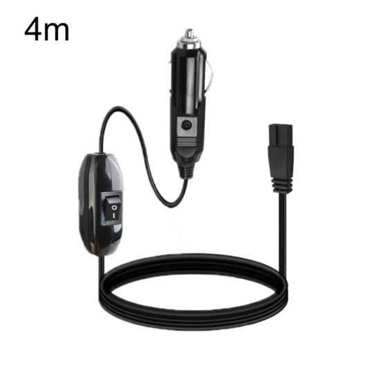 12V/24V Car Refrigerator Cable B Suffix Cigarette Lighter Plug Power Cord, Length: 4m With Switch by buy2fix