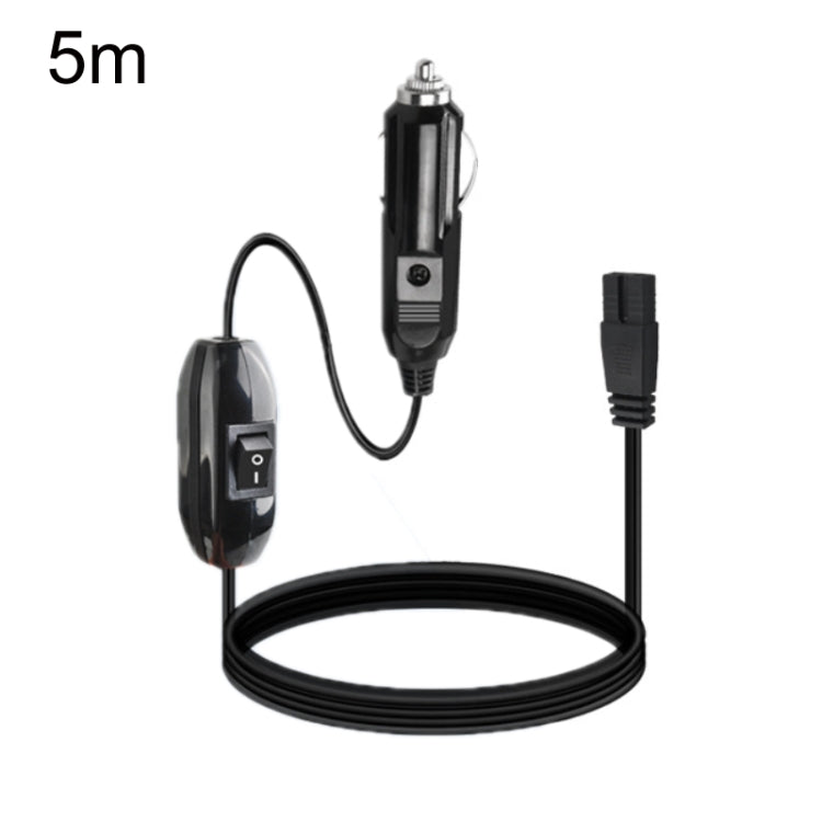 12V/24V Car Refrigerator Cable B Suffix Cigarette Lighter Plug Power Cord, Length: 5m With Switch by buy2fix