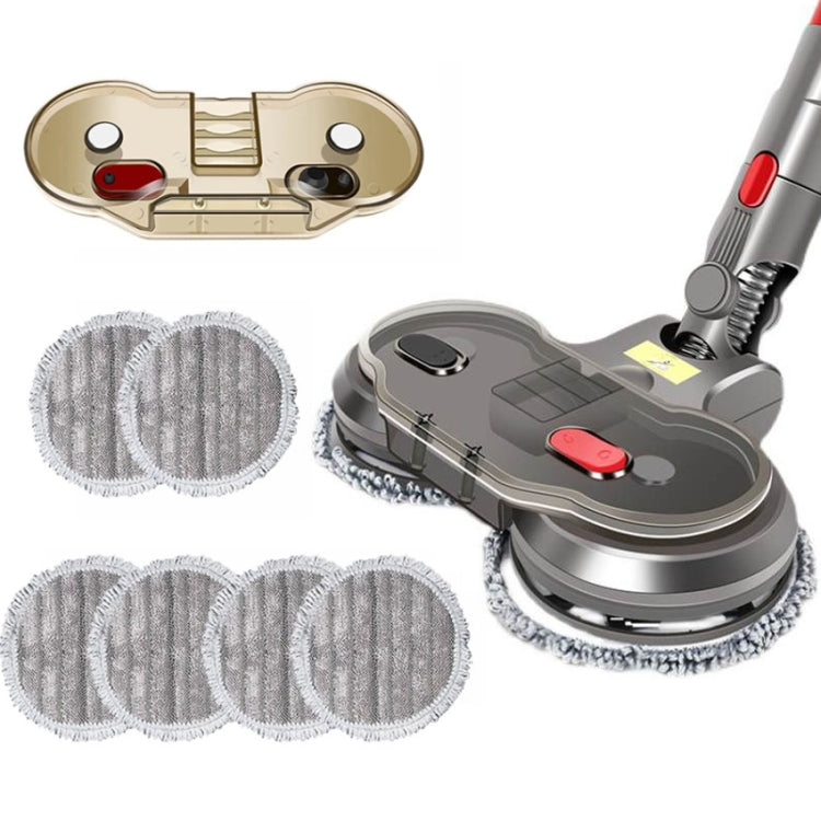 For Dyson V15 Vacuum Cleaner Electric Wet Dry Mopping Head With Water Tank & 6pcs Rag by buy2fix