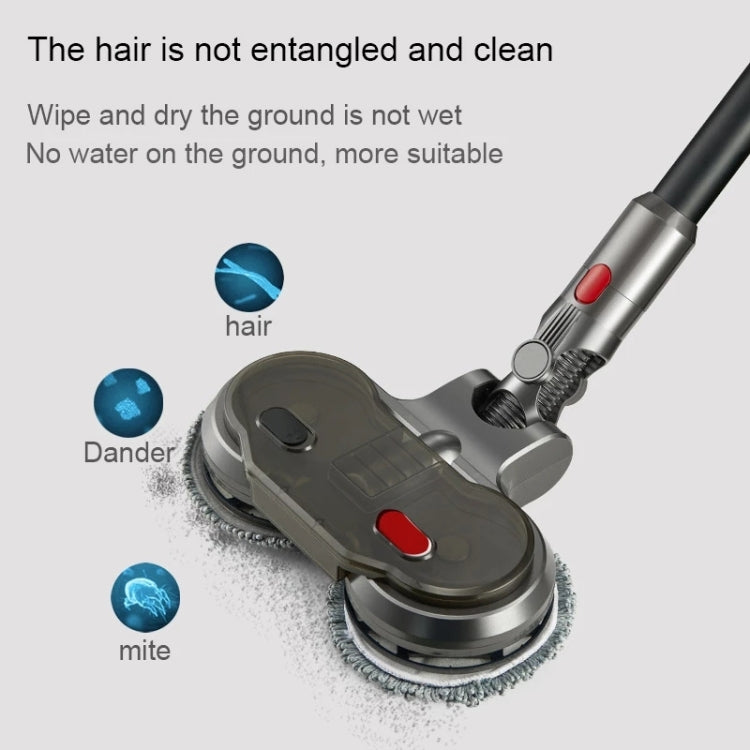 For Dyson V15 Vacuum Cleaner Electric Wet Dry Mopping Head With Water Tank & 6pcs Rag by buy2fix