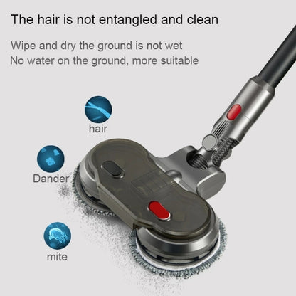 For Dyson V15 Vacuum Cleaner Electric Wet Dry Mopping Head With Water Tank & 6pcs Rag by buy2fix