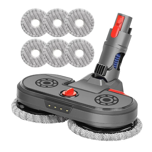 For Dyson V7 V8 V10 V11 Vacuum Cleaner Electric Mopping Head Integrated Water Tank With 6pcs Rag - For Dyson Accessories by buy2fix | Online Shopping UK | buy2fix