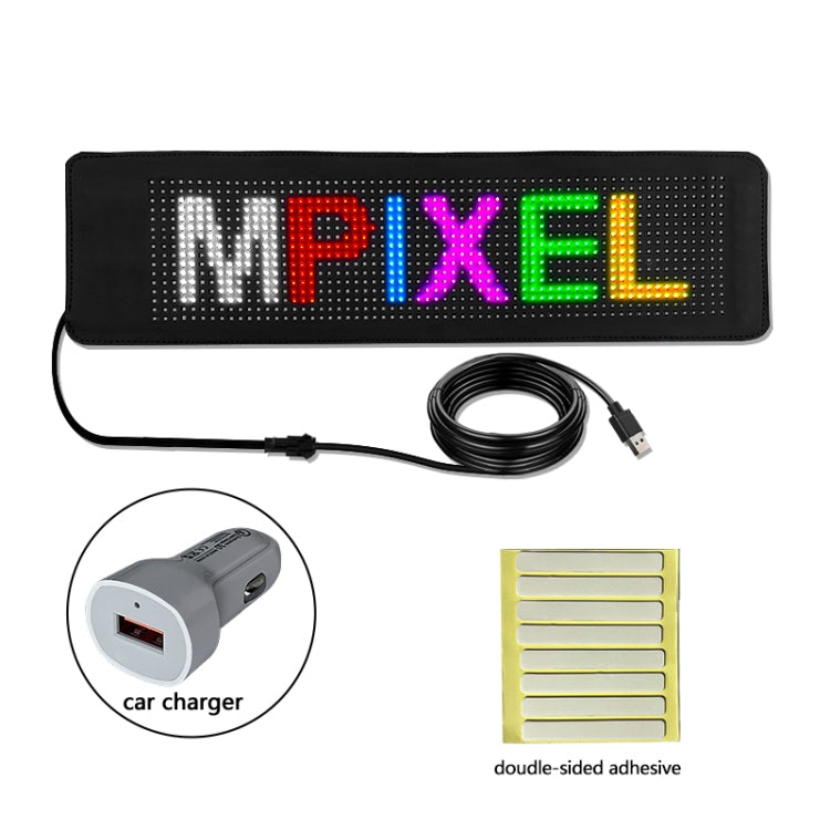 276x90mm Vehicle Rear Window Color Flexible LED Electronic Screen by buy2fix