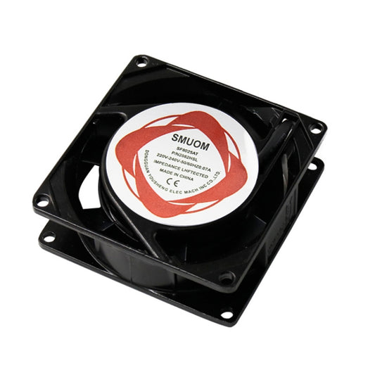 SMUOM SF8025AT 110V Double Ball Bearing 8cm Silent Chassis Cabinet Cooling Fan - Fan Cooling by SMUOM | Online Shopping UK | buy2fix