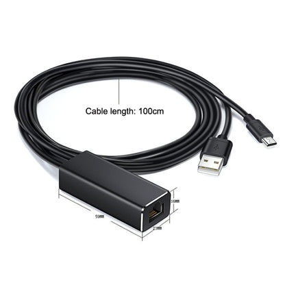 RJ45 Micro USB to 100M Ethernet Adapter Steady Watch Video by buy2fix