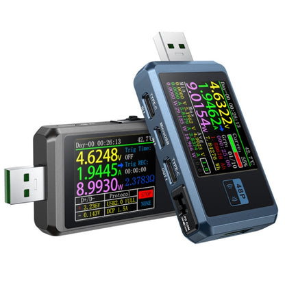 FNIRSI FNB48P USB Mobile Phone DC Power Charger Detector, Color: Bluetooth Blue - Current & Voltage Tester by FNIRSI | Online Shopping UK | buy2fix