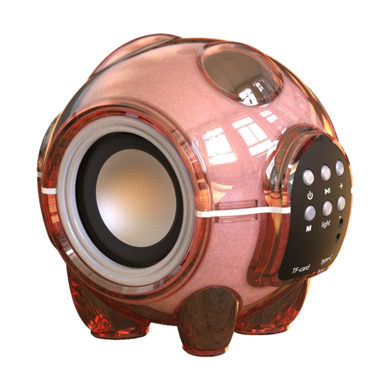 M18 Mini Space Panda Shape Wireless Bluetooth Speaker Desktop Portable Cartoon Audio(Red) by buy2fix