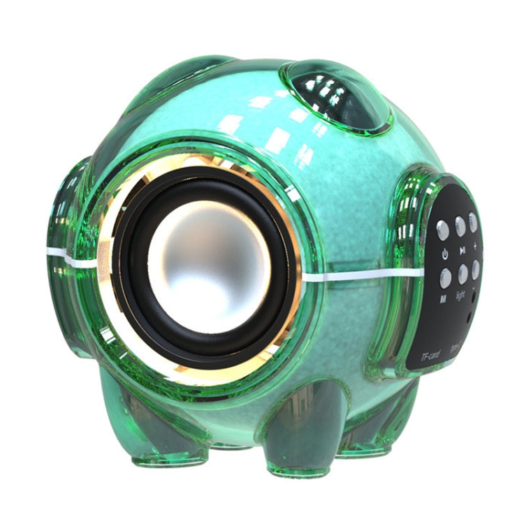 M18 Mini Space Panda Shape Wireless Bluetooth Speaker Desktop Portable Cartoon Audio(Green) by buy2fix