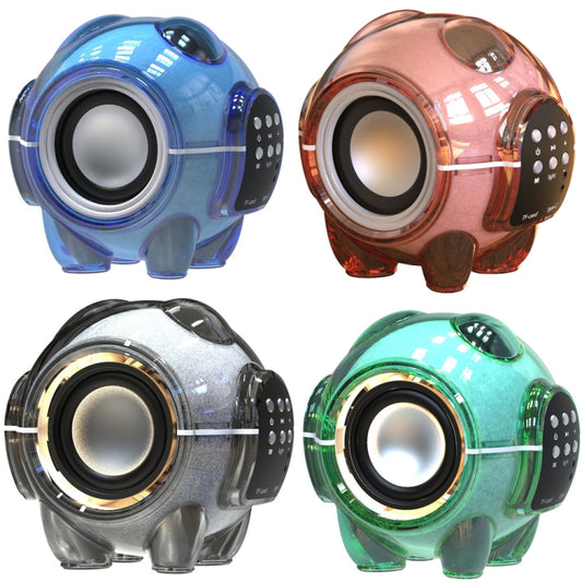 M18 Mini Space Panda Shape Wireless Bluetooth Speaker Desktop Portable Cartoon Audio(Blue) by buy2fix