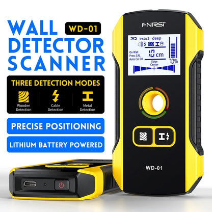 FNIRSI WD-01 Multifunctional Load-Bearing Wall Wire Metal Detector Dark Line Scanner - Metal Detector by FNIRSI | Online Shopping UK | buy2fix
