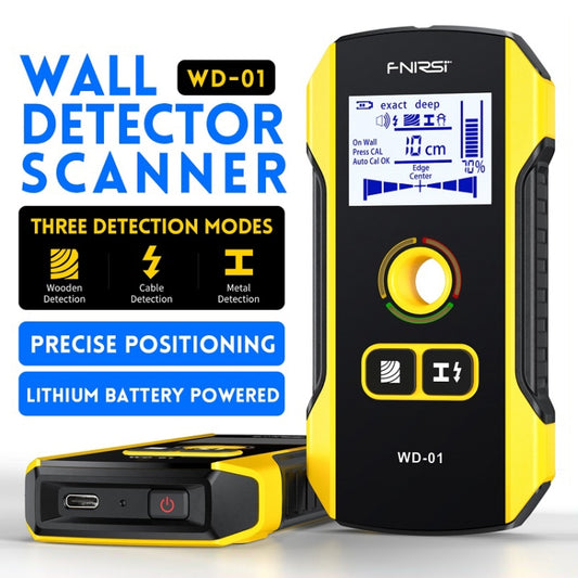 FNIRSI WD-01 Multifunctional Load-Bearing Wall Wire Metal Detector Dark Line Scanner - Metal Detector by FNIRSI | Online Shopping UK | buy2fix