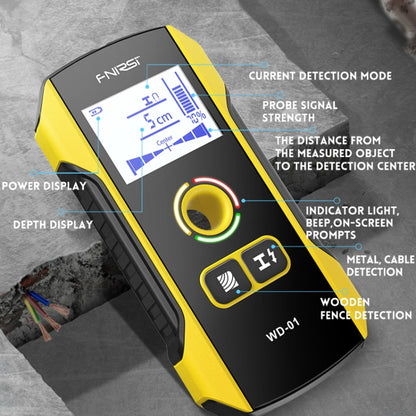 FNIRSI WD-01 Multifunctional Load-Bearing Wall Wire Metal Detector Dark Line Scanner - Metal Detector by FNIRSI | Online Shopping UK | buy2fix