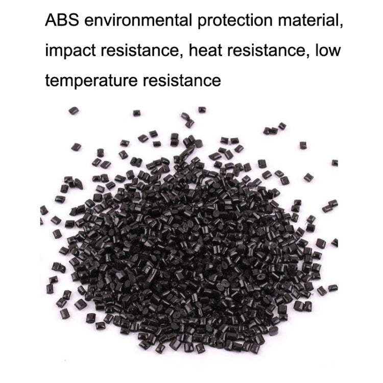 YM88013-Y Lightning Protection Version Network Straight-Through Head RJ45 Network Cable Double Pass Head(Black) by buy2fix