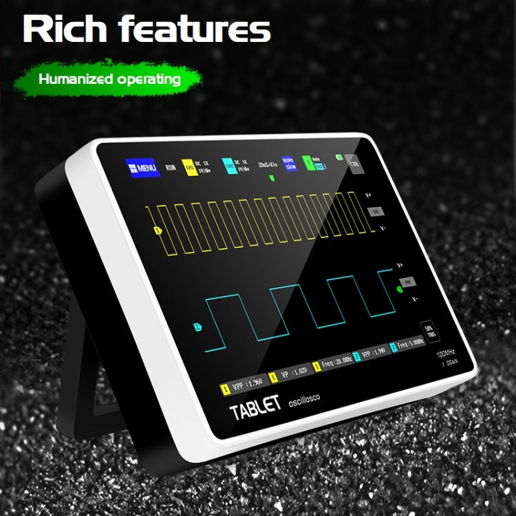 FNIRSI 1013D 1GS Sampling Dual Channel 100M Bandwidth Digital Oscilloscope, US Plug(English) - Digital Multimeter by FNIRSI | Online Shopping UK | buy2fix